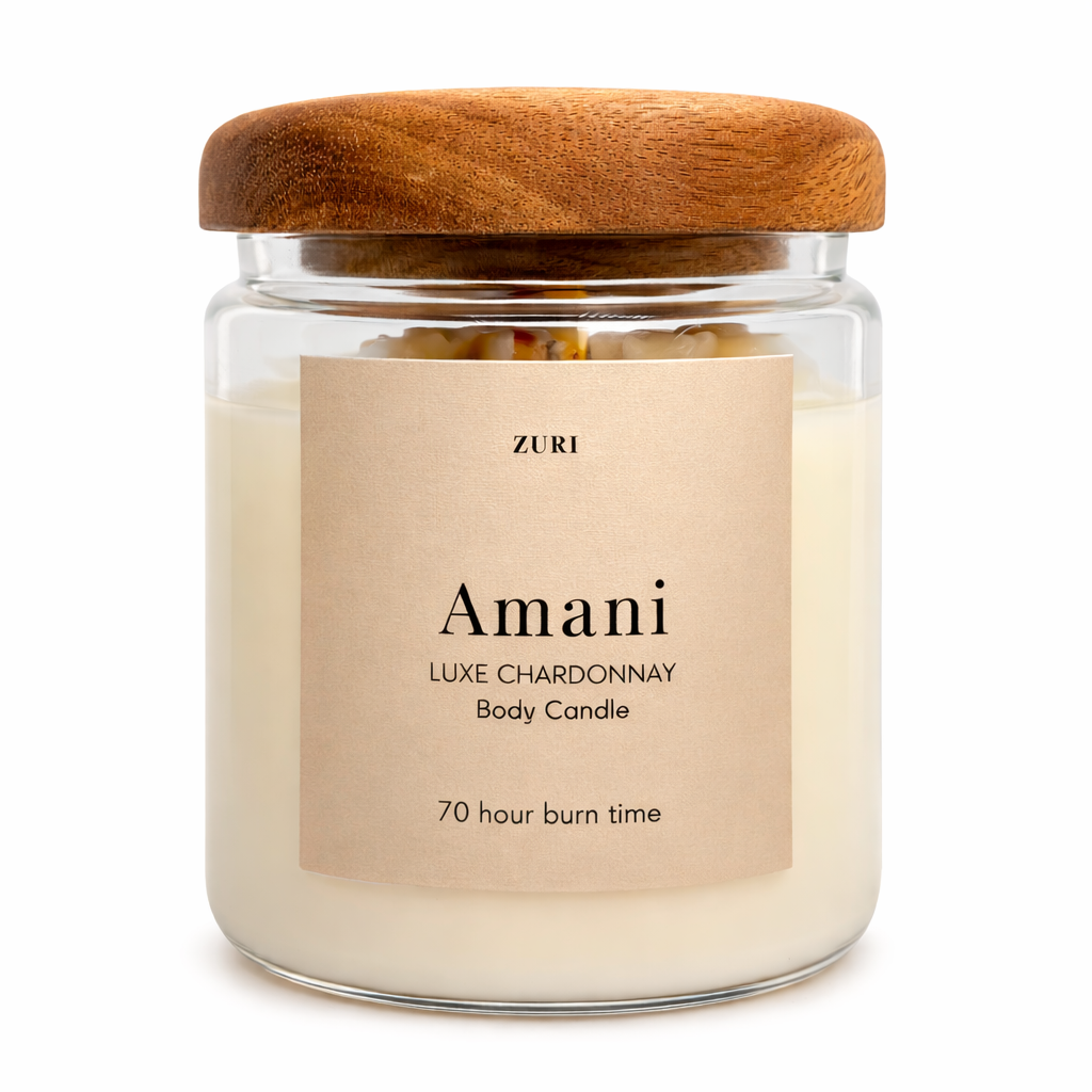Amani - Luxe Chardonnay Body Candle (Large)