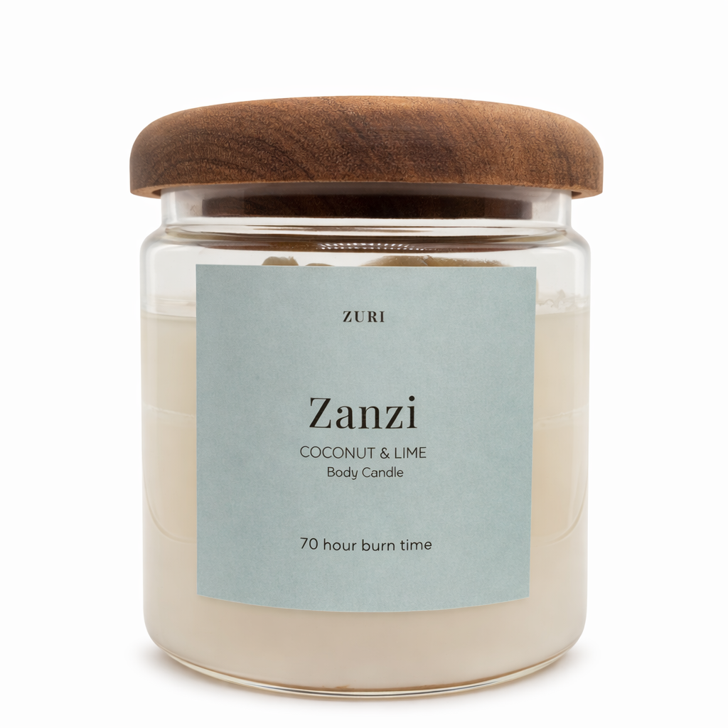 Zanzi - Coconut & Lime Body Candle (Large)