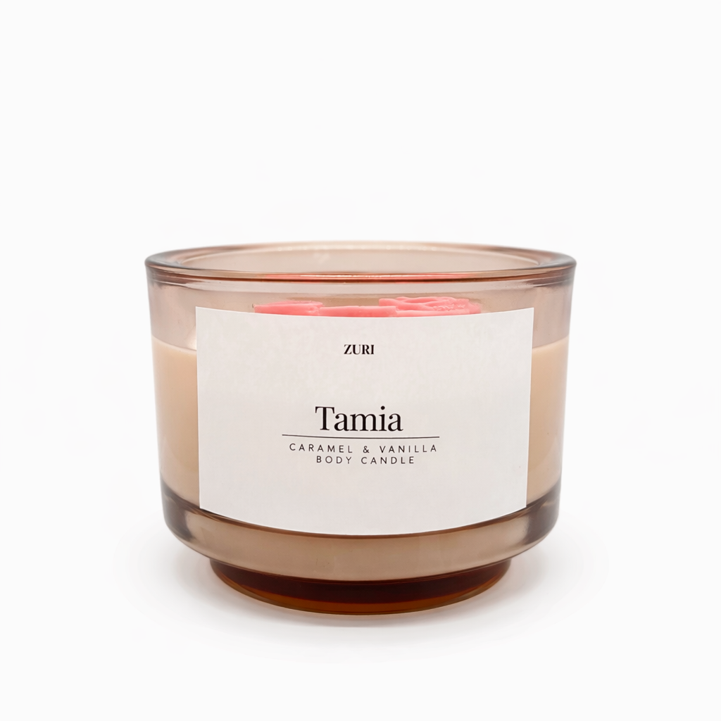 Tamia - Caramel Treat Body Candle (Luxe Small)