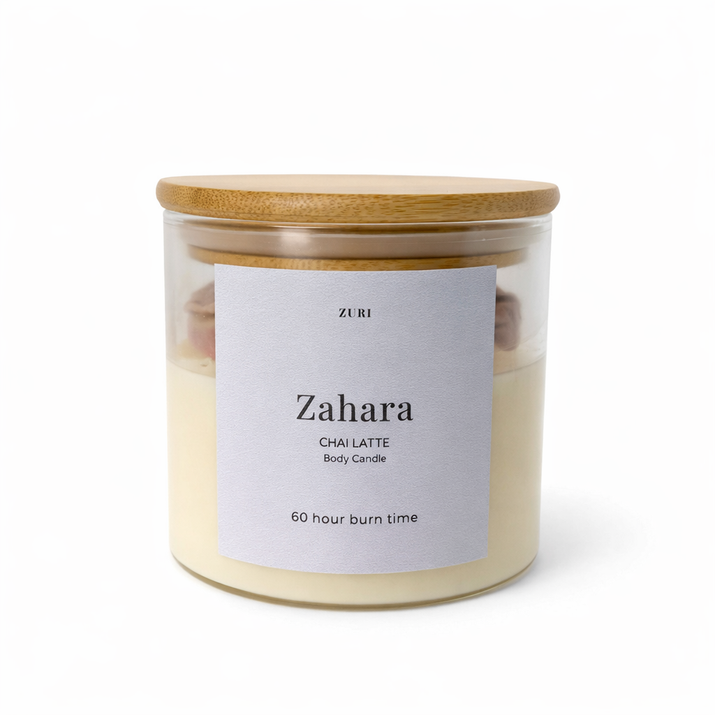 Zahara - Chai Latte Body Candle (Medium)