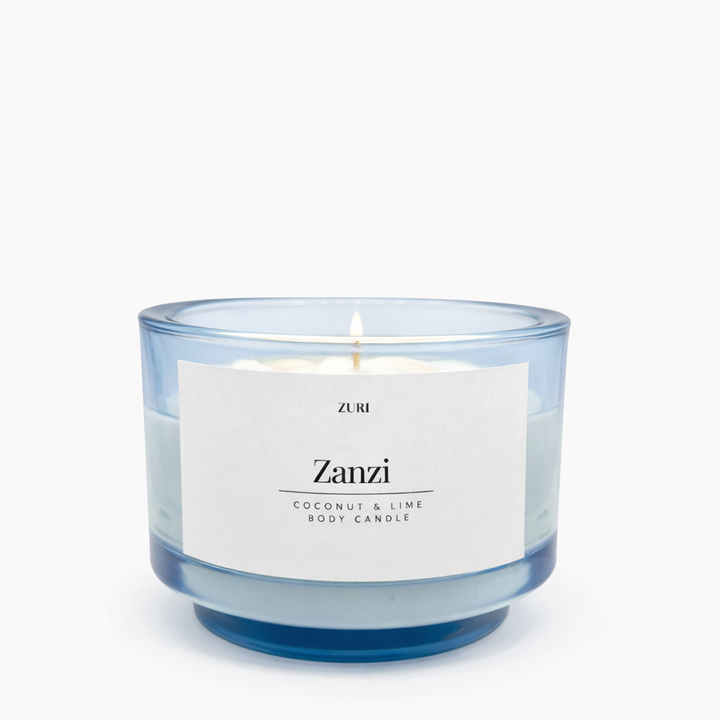 Zanzi - Coconut & Lime Body Candle (Luxe Small)