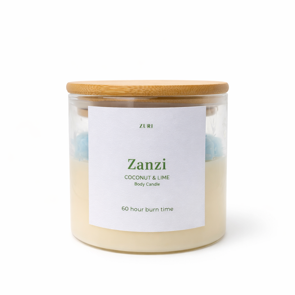 Zanzi - Coconut & Lime Body Candle (Medium)