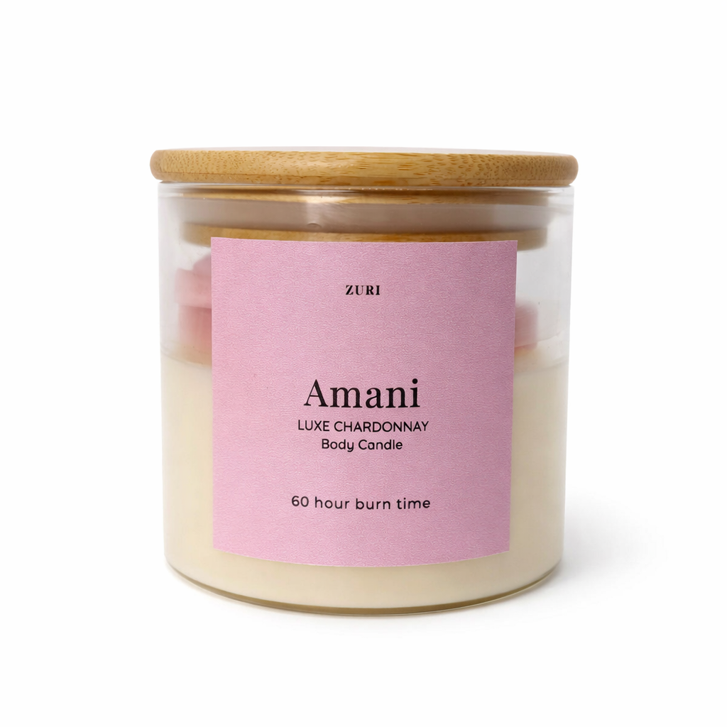 Amani - Luxe Chardonnay Body Candle (Medium)