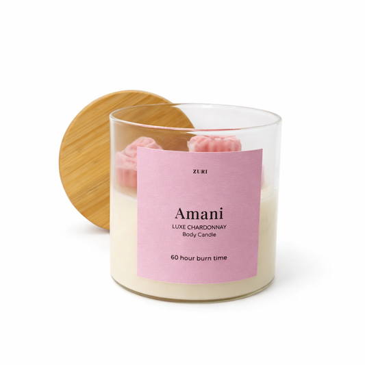 Amani - Luxe Chardonnay Body Candle (Medium)