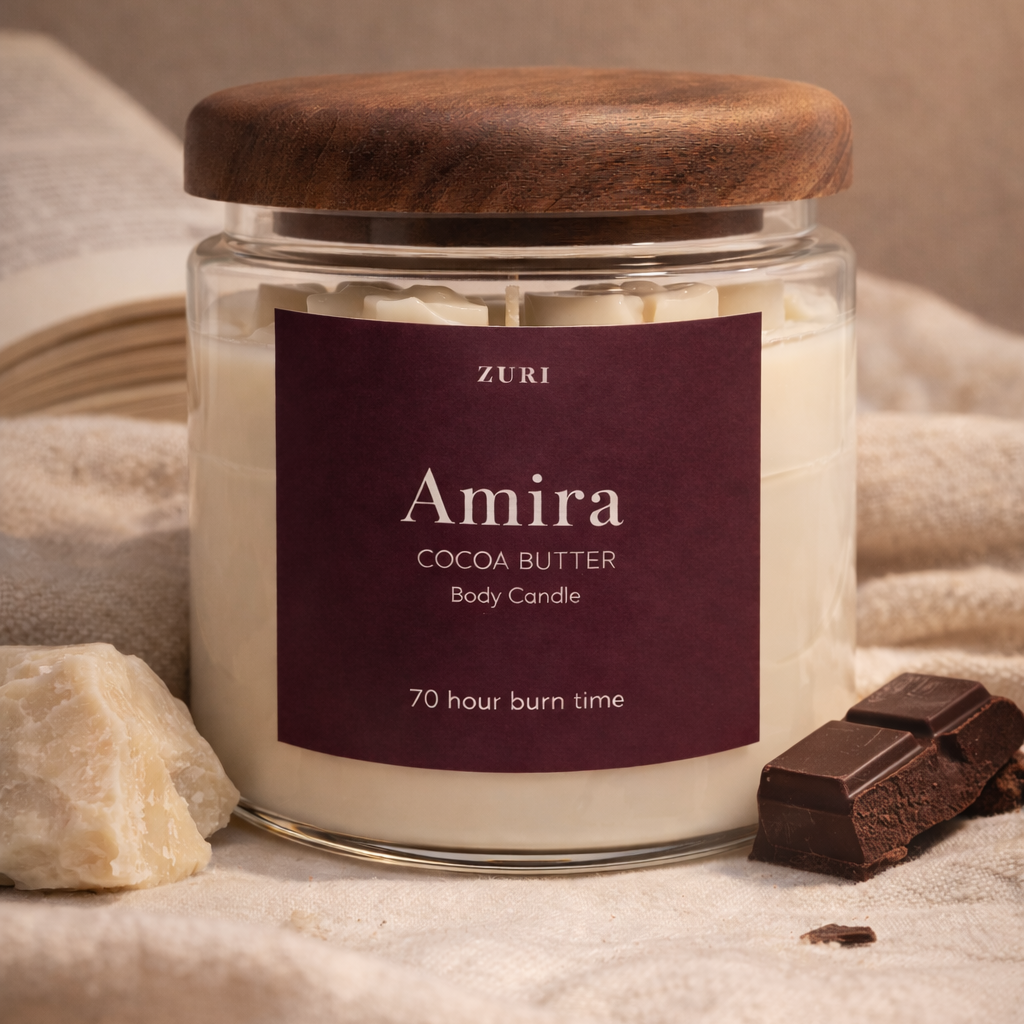Amira - Cocoa Butter Body Candle (Large)