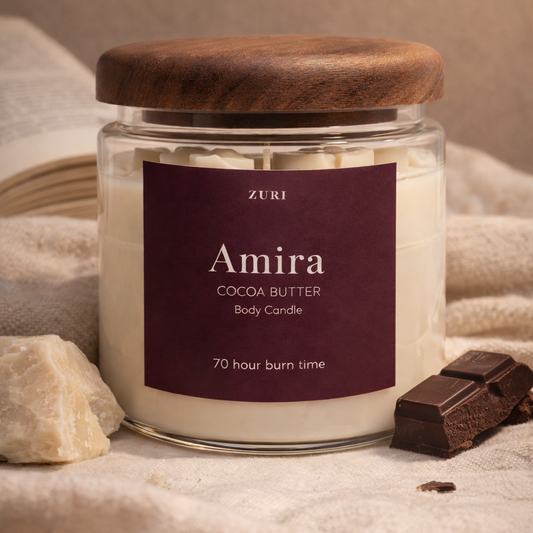 Amira - Cocoa Butter Body Candle (Large)