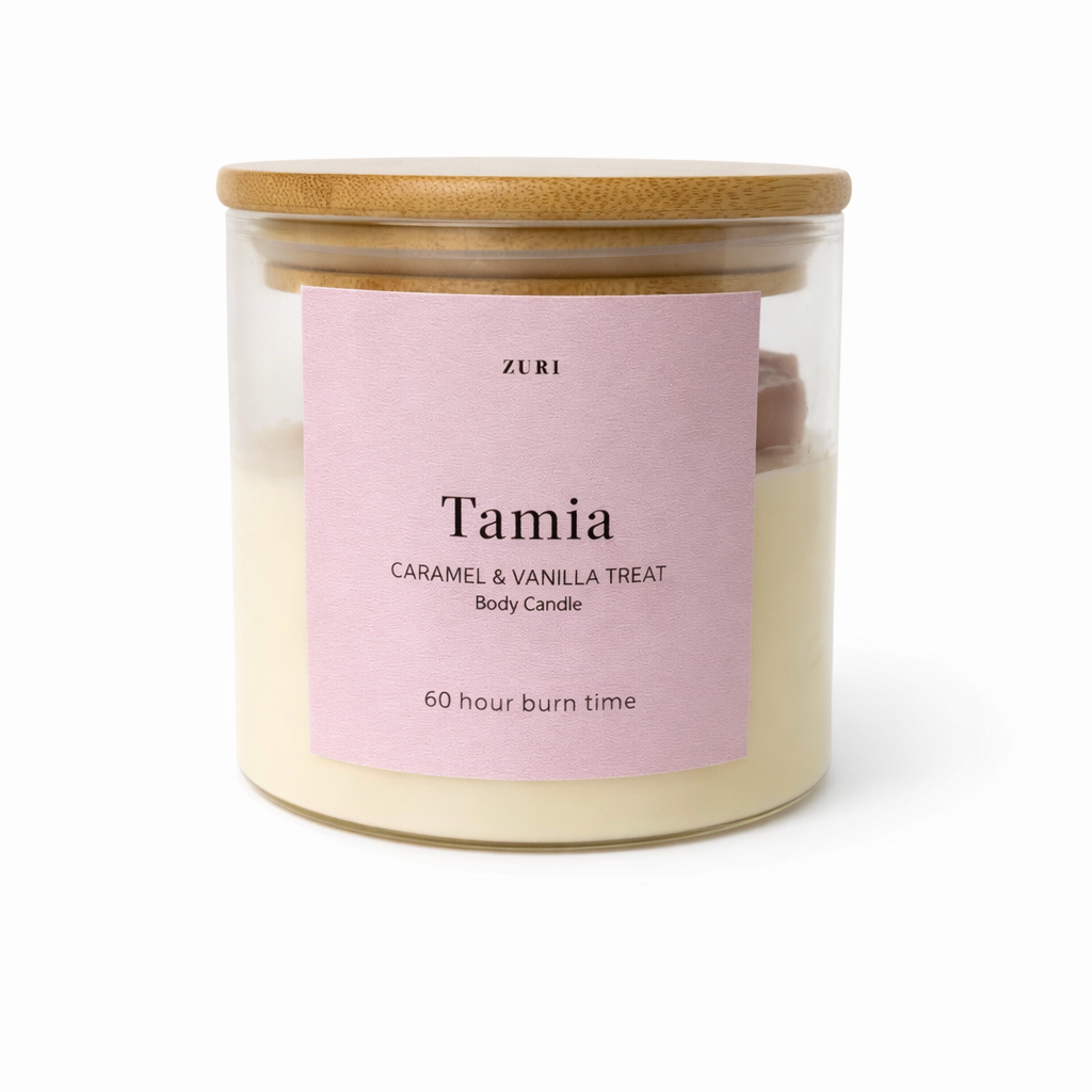 Tamia - Caramel Treat Body Candle (Medium)