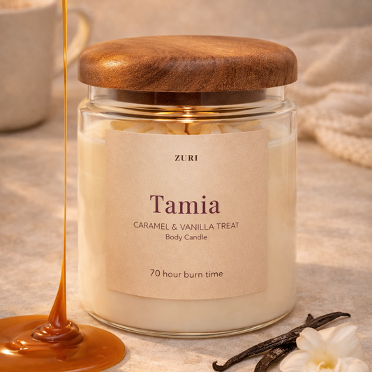 Tamia - Caramel Treat Body Candle (Large)