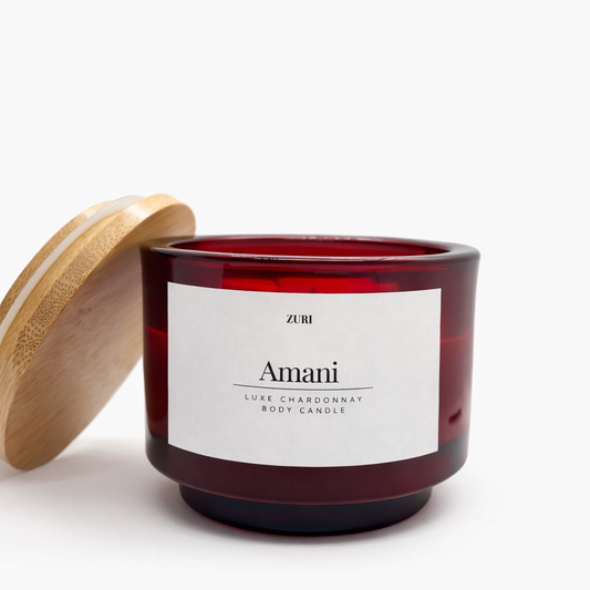 Amani - Luxe Chardonnay Body Candle (Premium Small)