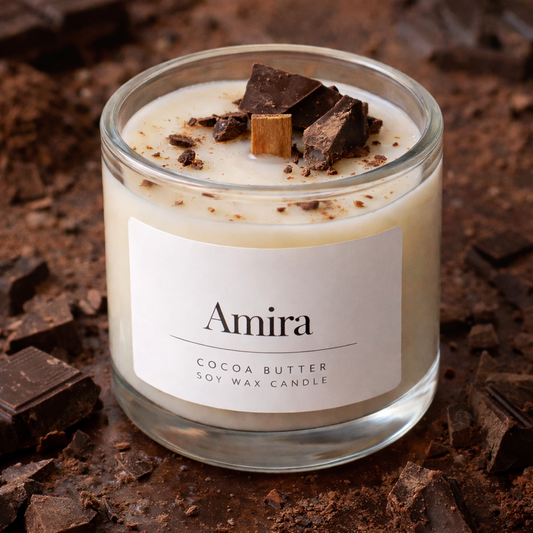 Amira - Cocoa Soy Wax Candle