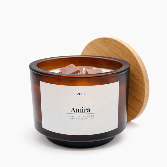 Amira - Cocoa Butter Body Candle (Premium Small)