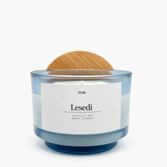 Lesedi - Vanilla Sky Body Candle (Luxe Small)