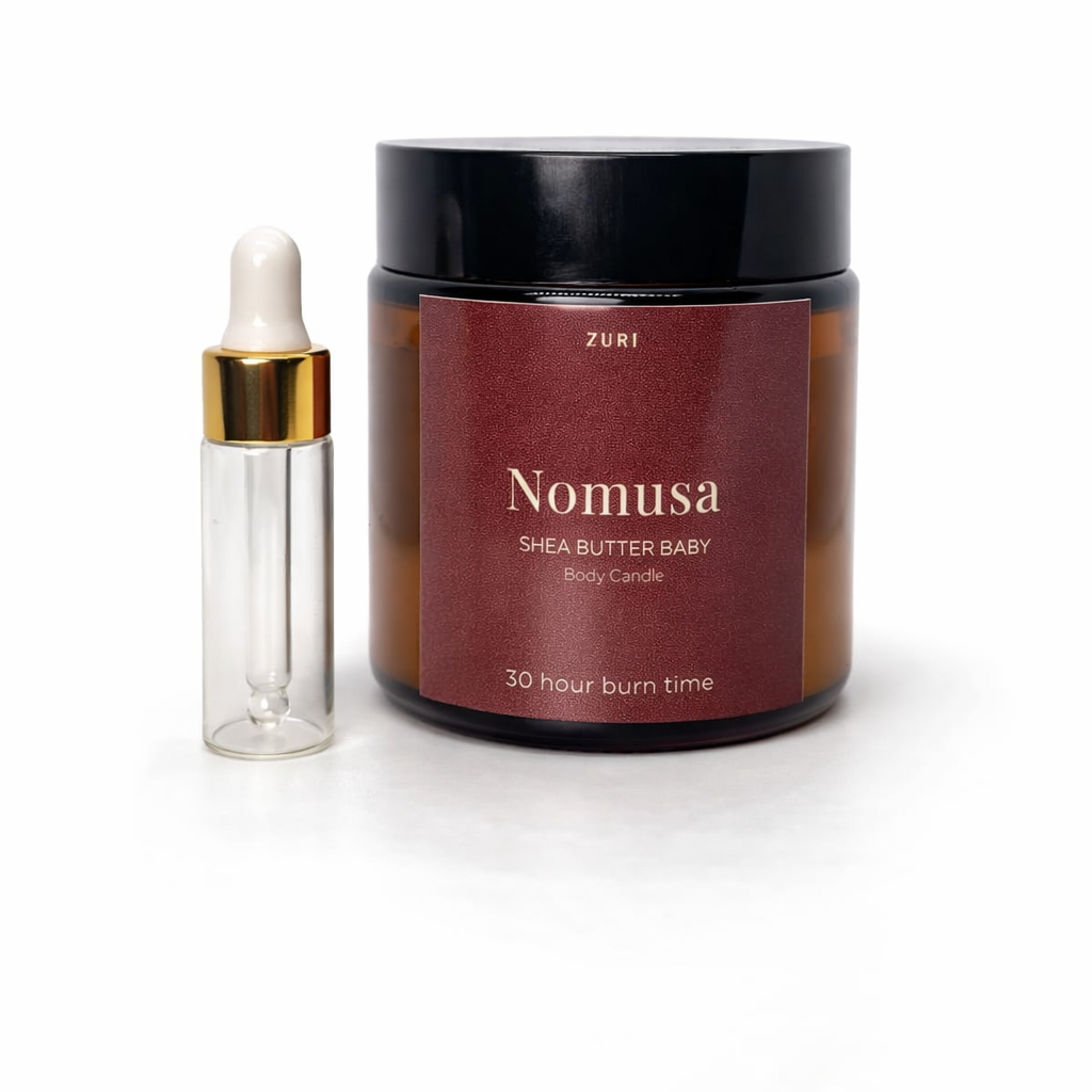 Nomusa - Shea Butter Body Candle (Small) + Dropper