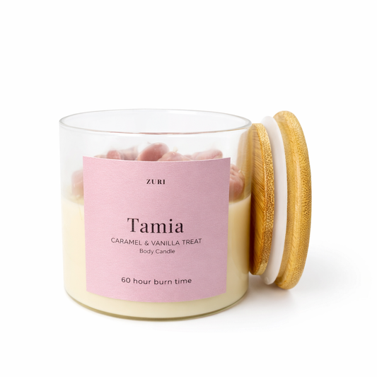 Tamia - Caramel Treat Body Candle (Medium)