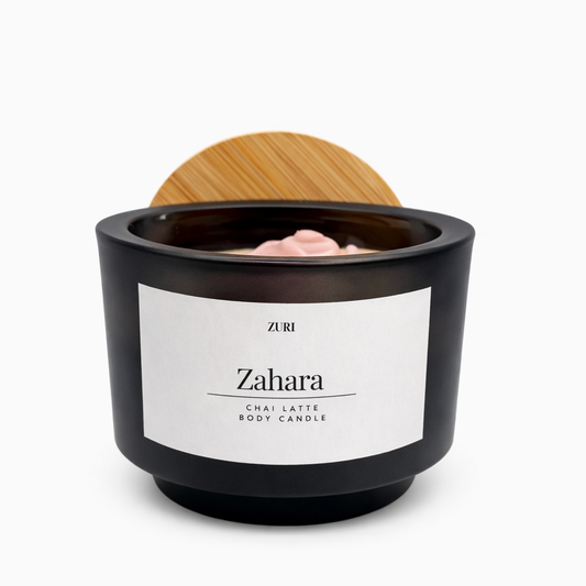 Zahara - Chai Latte Body Candle (Premium Small)