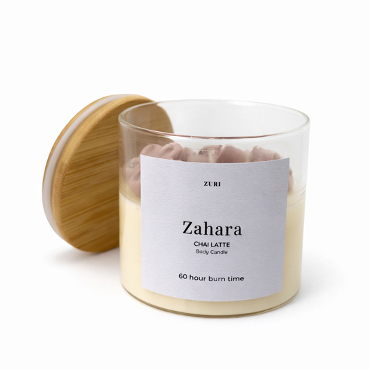 Zahara - Chai Latte Body Candle (Medium)