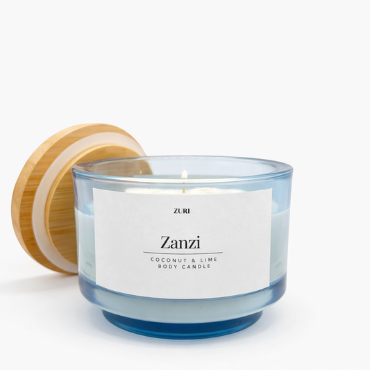 Zanzi - Coconut & Lime Body Candle (Premium Small)