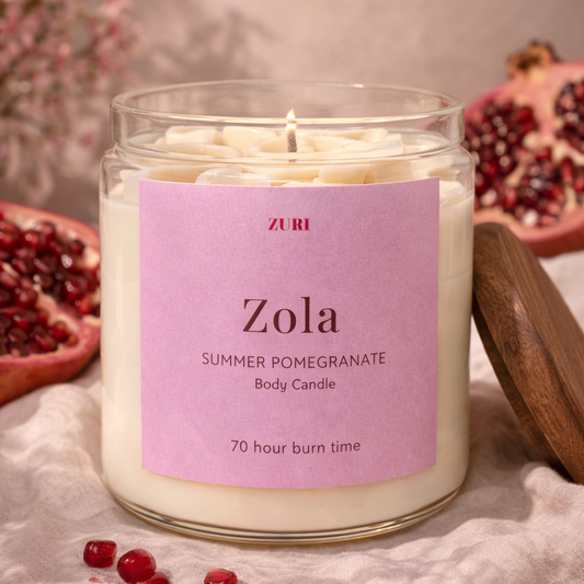 Zola - Summer Pomegranate Body Candle (Large)